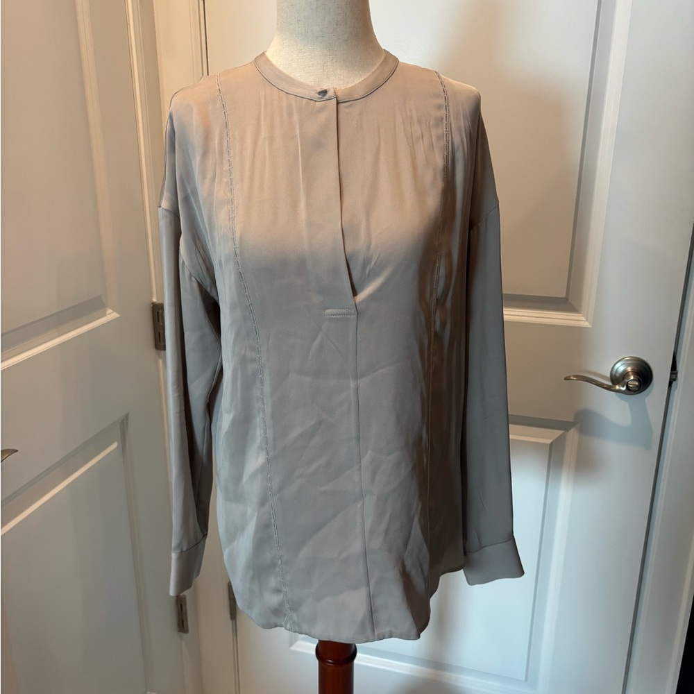Vince Light Gray Women's Blouse